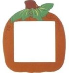 (image for) Orange Pumpkin Frame
